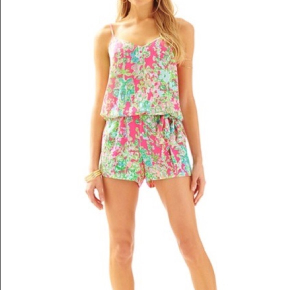 Lilly Pulitzer Deanna Romper in Southern Charm
